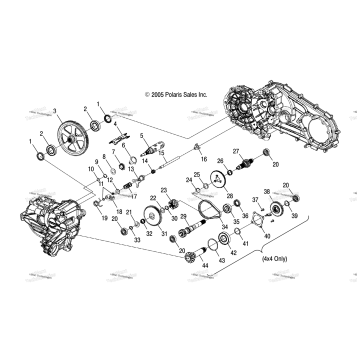 TRANSMISSION INTERNALS /LD27AA/AB/AC/AD