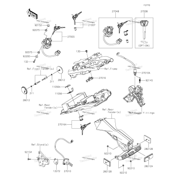 IGNITION SWITCH/LOCKS/REFLECTORS