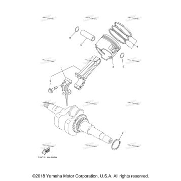 CRANKSHAFT PISTON