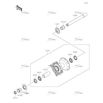 FRONT HUB