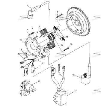 MAGNETO ASSEMBLY TRAIL BOSS