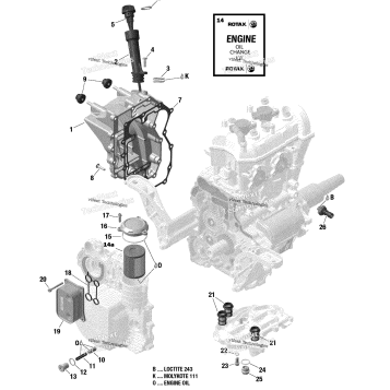 01 ROTAX - ENGINE - LUBRICATION - SYSTEM - 600 ACE