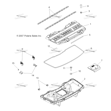 BODY, FRONT STORAGE BOX
