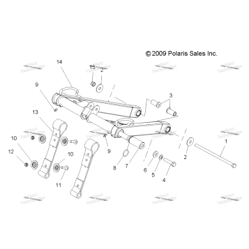 SUSPENSION, TORQUE ARM, FRONT