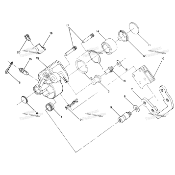 FRONT BRAKE CALIPER ASSEMBLY