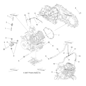 ENGINE, MOUNTING