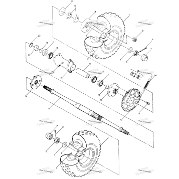 REAR WHEEL DRIVE ASSEMBLY