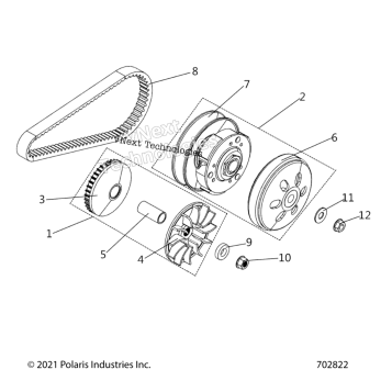 DRIVE TRAIN, PRIMARY CLUTCH