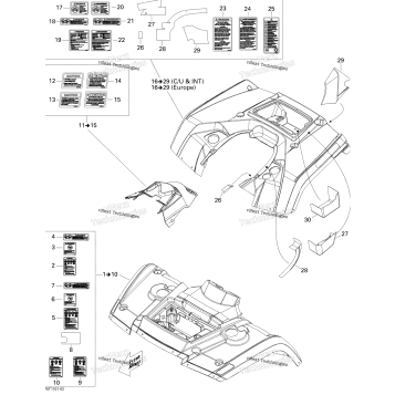 FENDER AND CENTRAL PANEL KIT