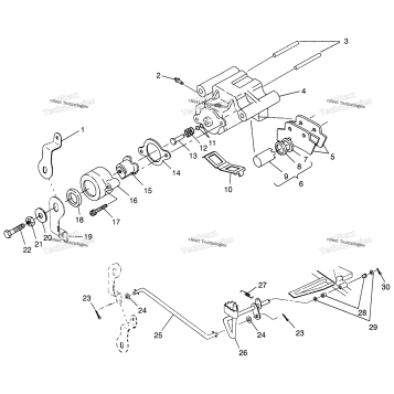 REAR BRAKE XPRESS 300 & XPRESS 400 W969540