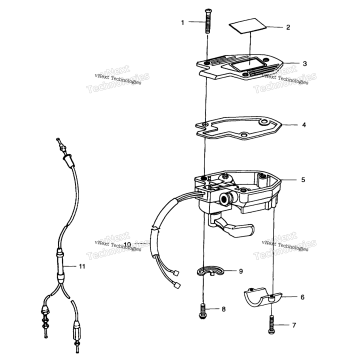 CONTROLS THROTTLE ASM./CABLE