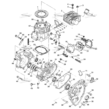 CRANKCASE & CYLINDER