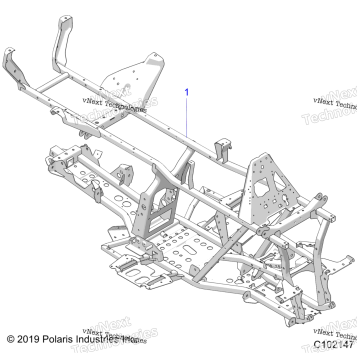 CHASSIS, FRAME A20SHE57BN/BF/Z57BX