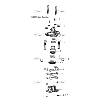 CALIPER, REAR