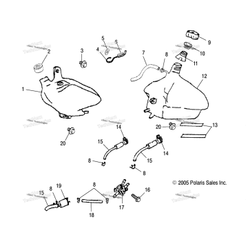 OIL TANK/FUEL TANK /CB