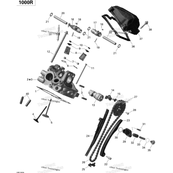 CYLINDER HEAD, REAR