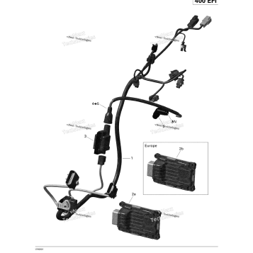 ENGINE HARNESS AND ELECTRONIC MODULE