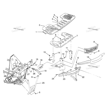 FRONT RACK & BUMPER MOUNTING XPRESS (4935923592A010)