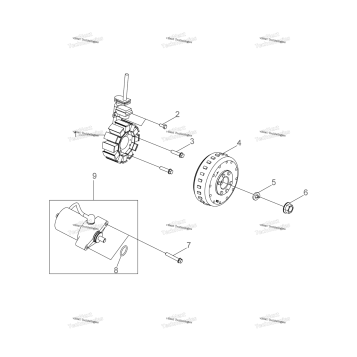 ENGINE, GENERATOR & STARTING MOTOR