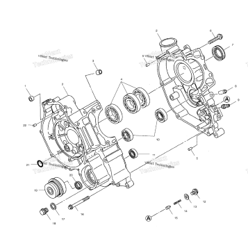 CRANKCASE A02CD50AA/AB/FB