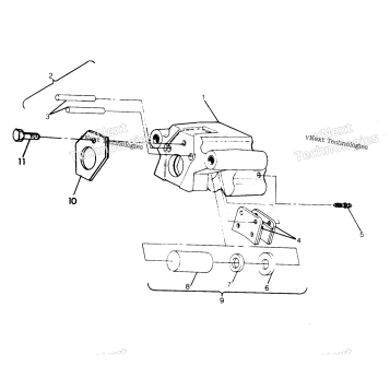 REAR BRAKE ASSEMBLY BIG BOSS 4X6