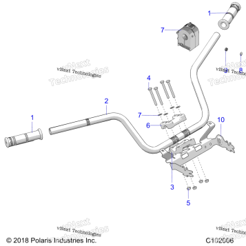 STEERING, HANDLEBAR & CONTROLS A20SXA85A1/A7/CA1/CA7/E85A9/AF/AP/CA9/CAF/CAP/V85AP/CAP