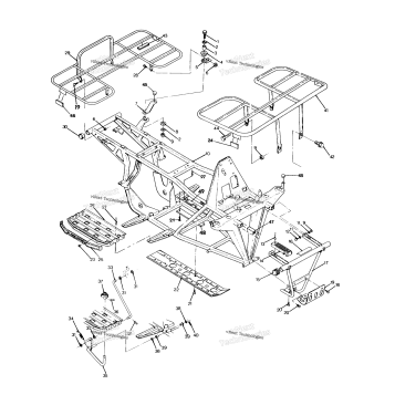 FRAME ASSEMBLY W/ RACKS 250 2X4