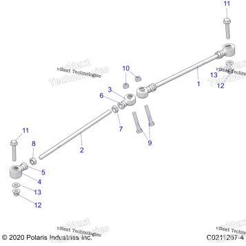 STEERING, TIE RODS