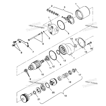 STARTING MOTOR 4X4 350L