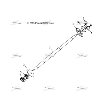 WHEELS, REAR AXLE