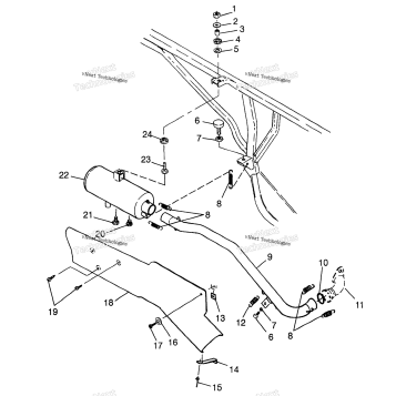EXHAUST SYSTEM W97AE42A