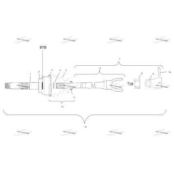 CV JOINT BTB A01CL50AA