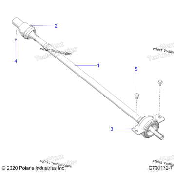 DRIVE TRAIN, REAR PROP SHAFT