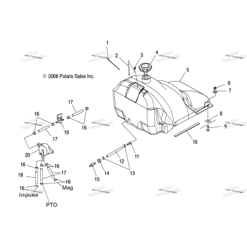 FUEL SYSTEM, FUEL TANK AND PUMP