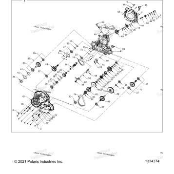 DRIVE TRAIN, MAIN GEARCASE