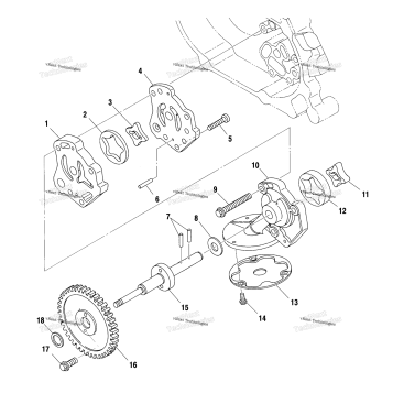 OIL PUMP A01BG50(AB) (4963766376D009)