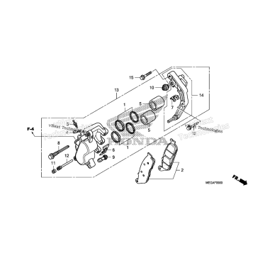 FRONT BRAKE CALIPER