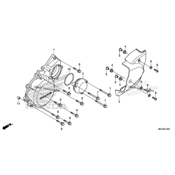LEFT CRANKCASE COVER