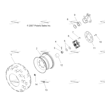 WHEELS, REAR A09TN76AX/AZ