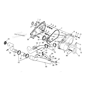 CLUTCH COVER ASSEMBLY SPORTSMAN 4X4