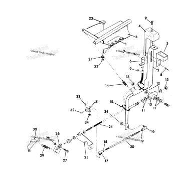 SHIFT LINKAGE ASSEMBLY 350 4X4 UPDATE