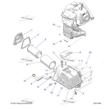 ENGINE, AIR INTAKE