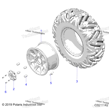 WHEELS, FRONT