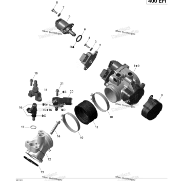 AIR INTAKE MANIFOLD AND THROTTLE BODY