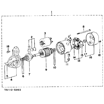 STARTER SECTION PARTS