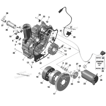 ROTAX - MAGNETO AND ELECTRIC STARTER - IDF