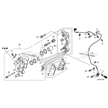 FRONT BRAKE CALIPER (2)