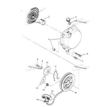 RECOIL STARTER SCRAMBLER