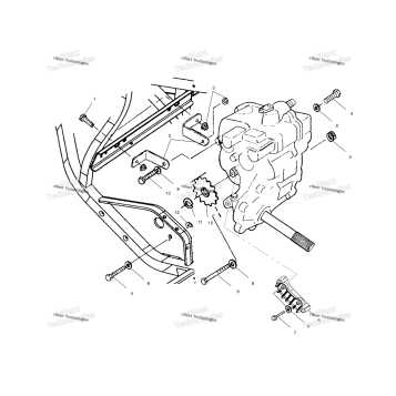 GEARCASE MOUNTING