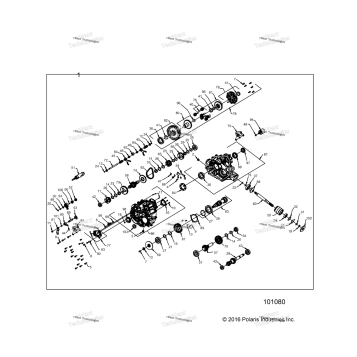 DRIVE TRAIN, MAIN GEARCASE